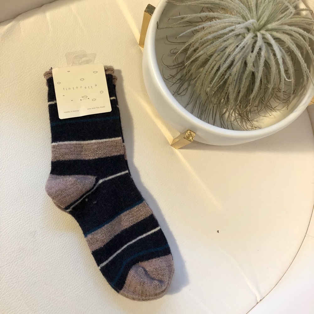 Anthropologie wool blend sock NWT